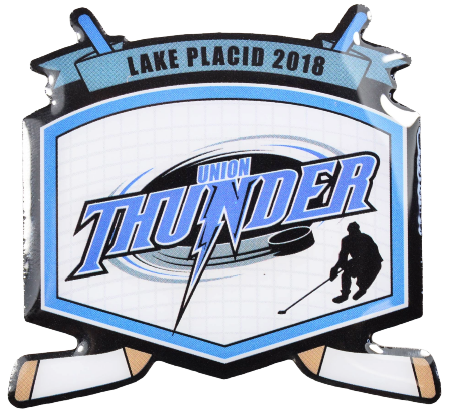 Thunder Custom Hockey Trading Pin