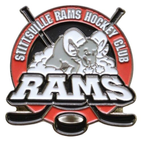 Custom Hockey Pins - RAMS Hockey Club Enamel Pin