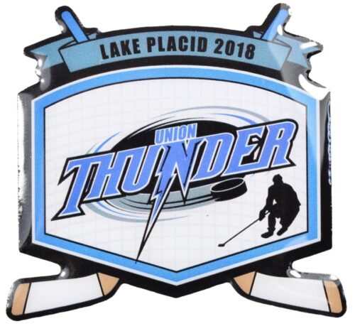 Custom Hockey Pins - Thunder Lake Placid Printed Pin