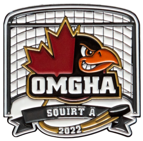 Custom Trading Pins - OMGHA Squirt A Hockey Enamel Pin