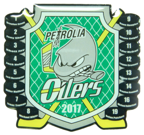 Rush Hockey Pins - Oilers Printed Pin